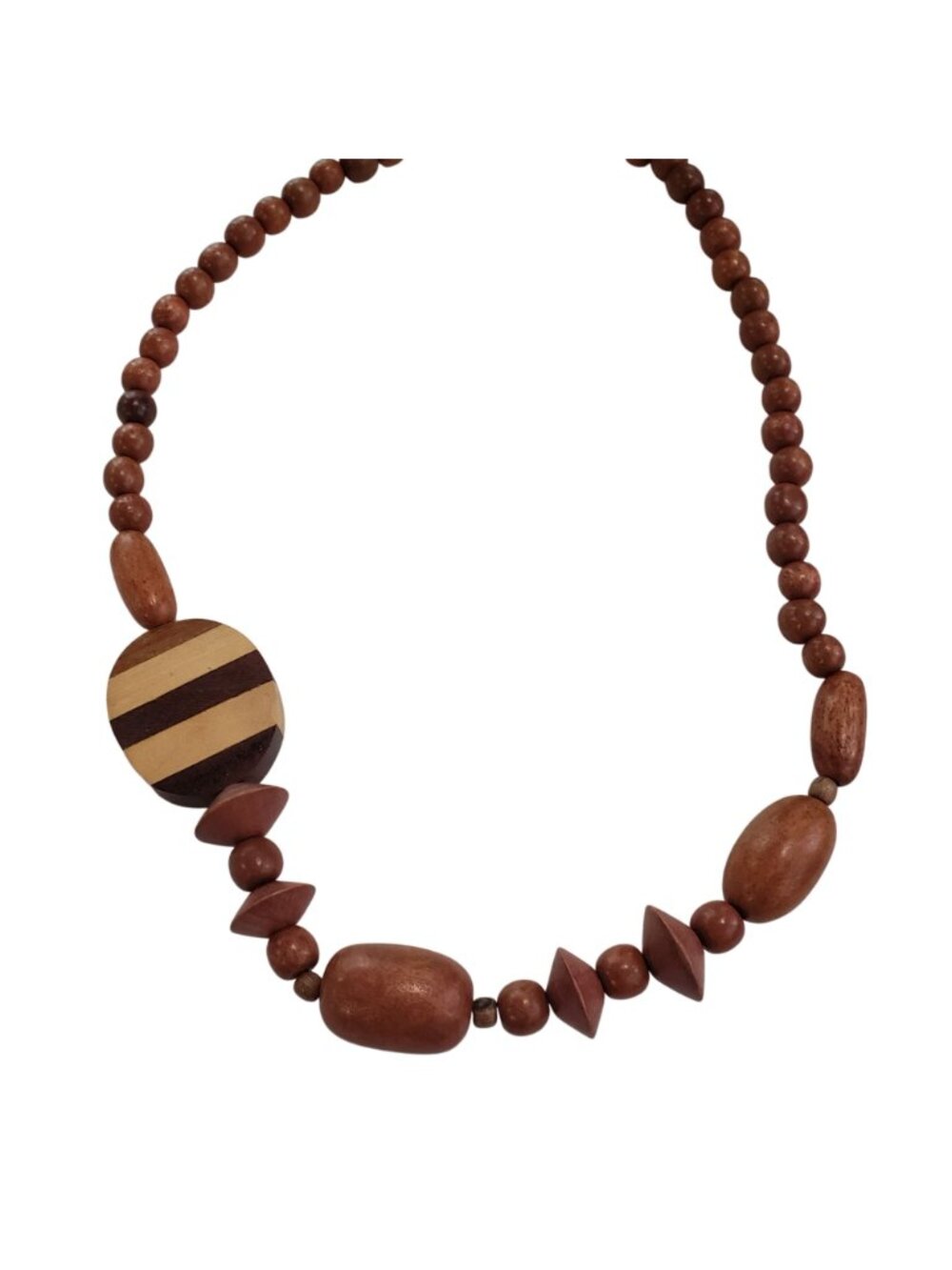 Five 5 Handmade Beaded Wooden Necklaces Animal Inspired Designs Multicolor State - Picture 10 of 16
